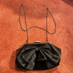 Black Satin Bag
